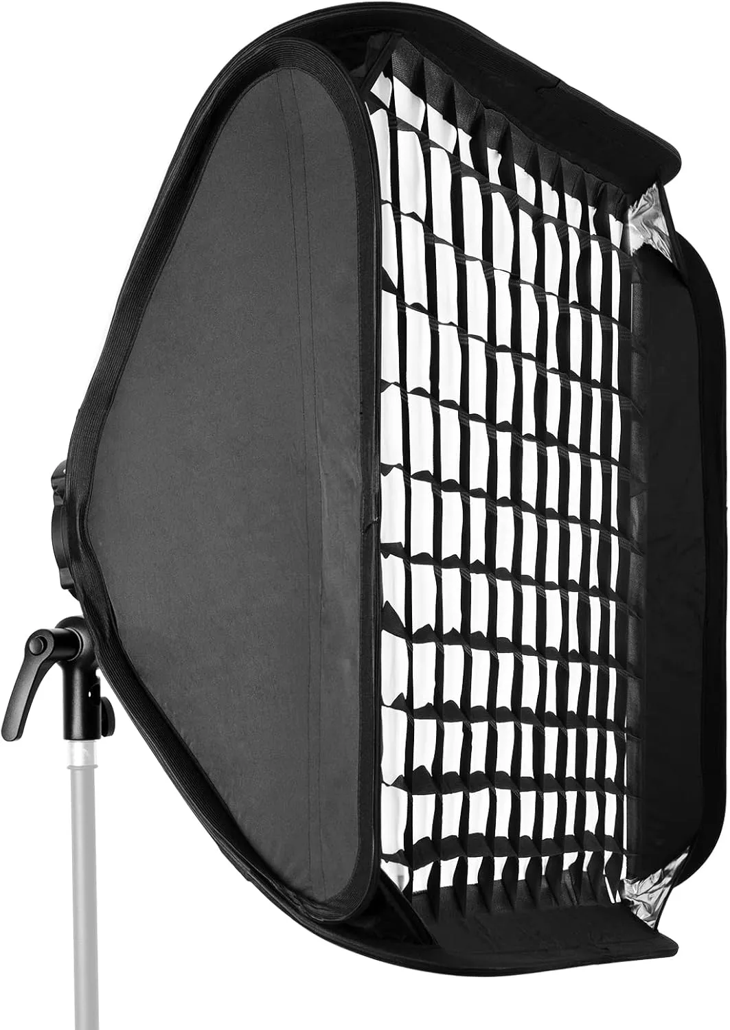 Godox 32x32inch 80x80cm Grid Strip Softbox with S2 S-Type Speedlite Bracket Bowens Mount for Godox V1 Series, AD200Pro, AD200, AD400Pro, V860II, TT350 Series Flash Speedlites