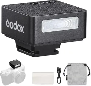 Godox iM20 Camera Flash, USB C Charging Built-in Battery with 5 Levels Flash Power for Canon/Sony/Fujifilm/Nikon/Panasonic/Olympus, for Cameras with Single-Contact Hotshoe
