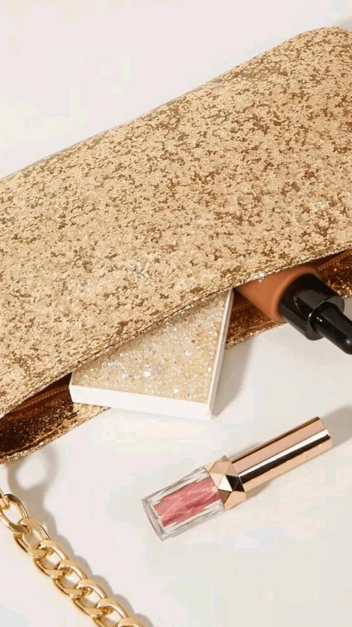 Gold Clutch Bag EB025