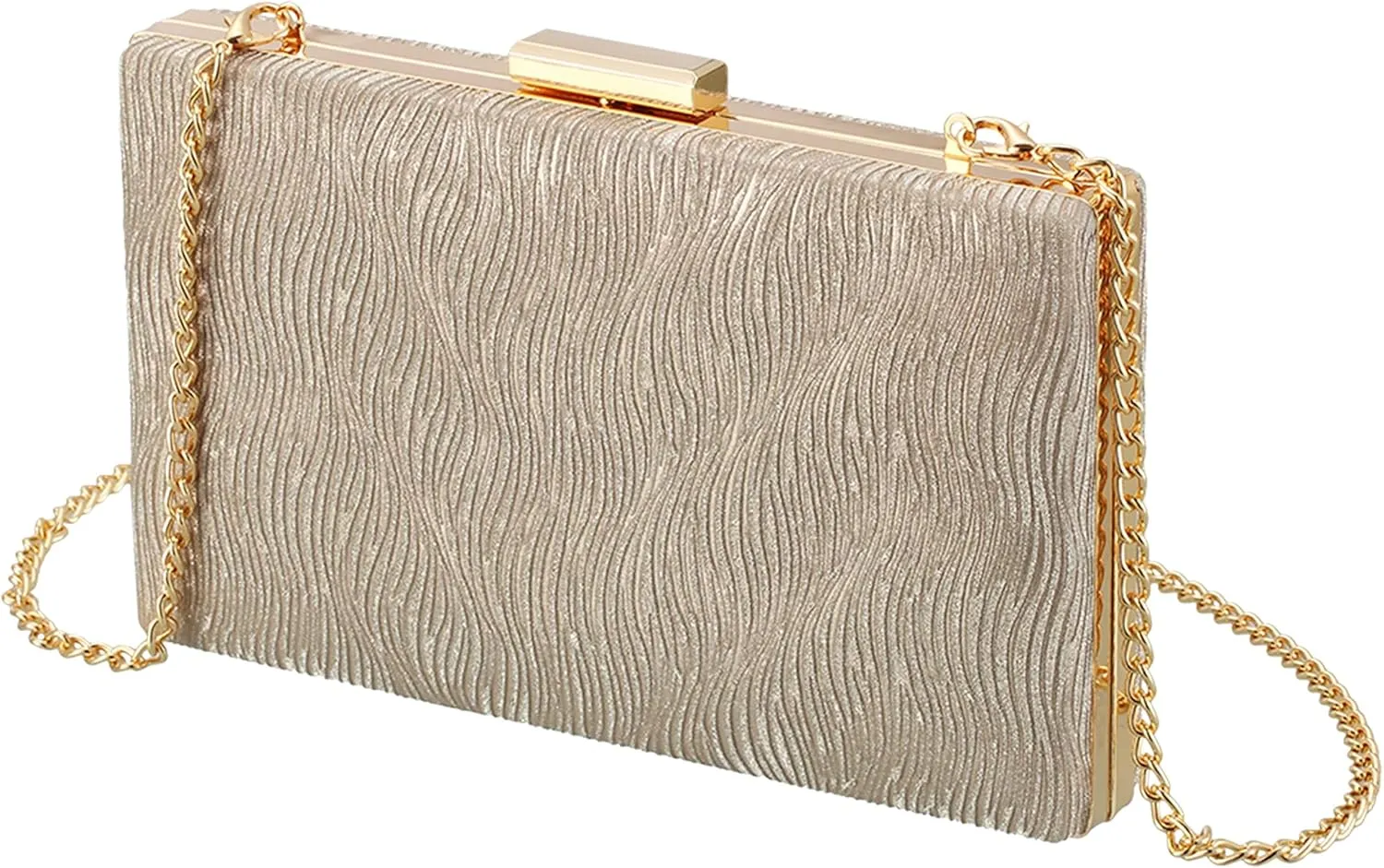 gold clutch,gold clutch purses for women evening wedding cocktail party evening bag shoulder crossbody handbag…