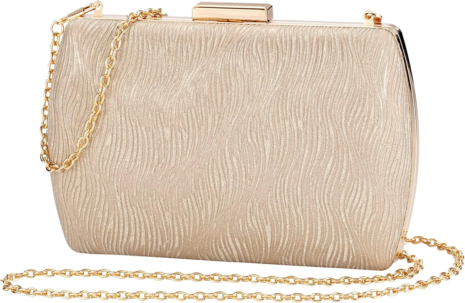 gold clutch,gold clutch purses for women evening wedding cocktail party evening bag shoulder crossbody handbag…