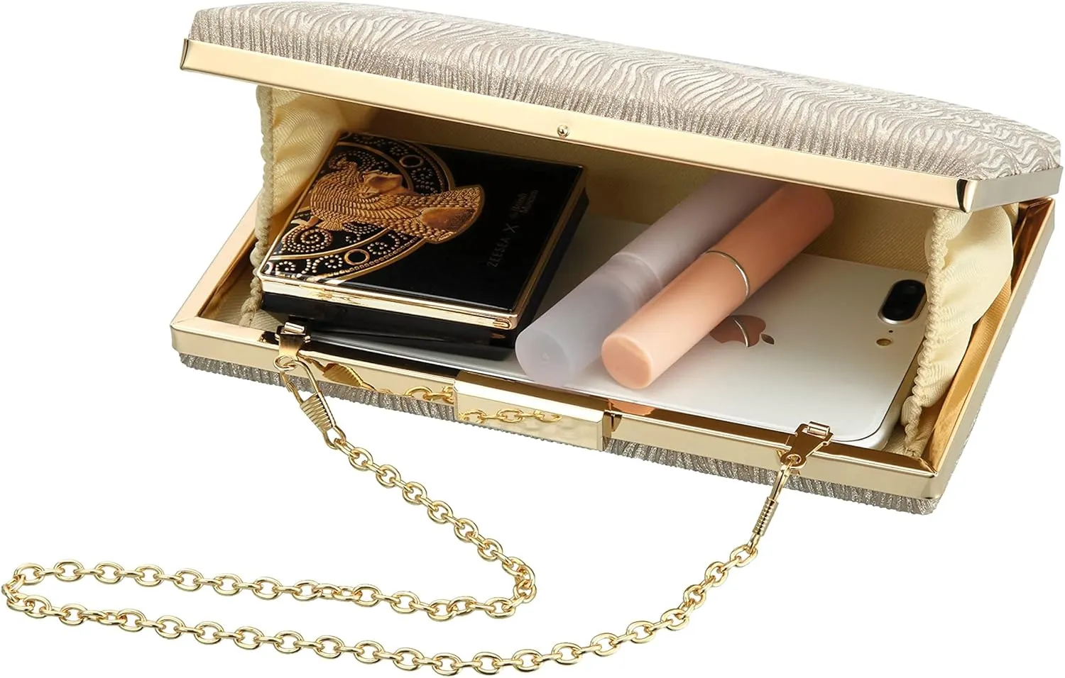 gold clutch,gold clutch purses for women evening wedding cocktail party evening bag shoulder crossbody handbag…