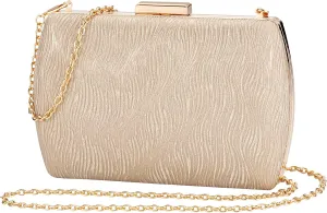 gold clutch,gold clutch purses for women evening wedding cocktail party evening bag shoulder crossbody handbag…
