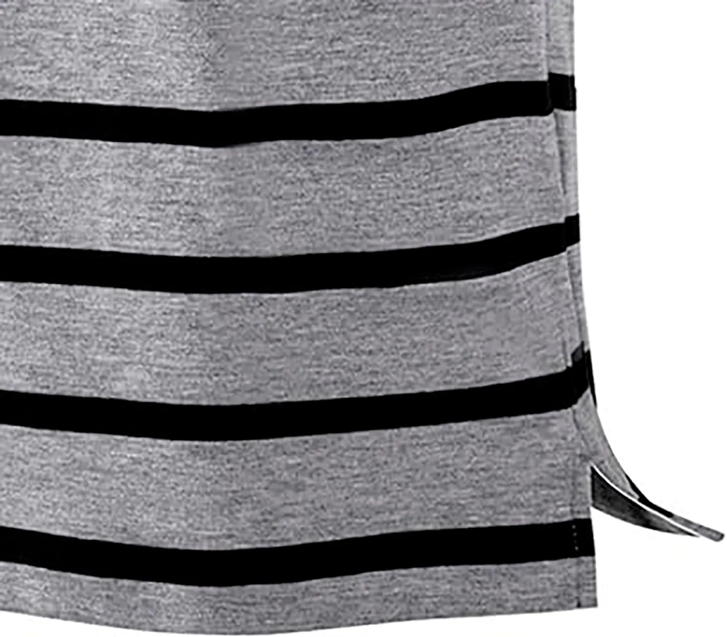 Golf Polo Shirts for Men Classic Striped Button up Collared Short Sleeve T-Shirts Casual Business Office Work Tops