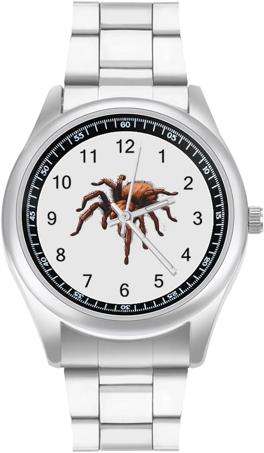 Goliath Bird Eating Spider Fashion Classic Wrist Watches for Men Casual Business Dress Watch Unisex
