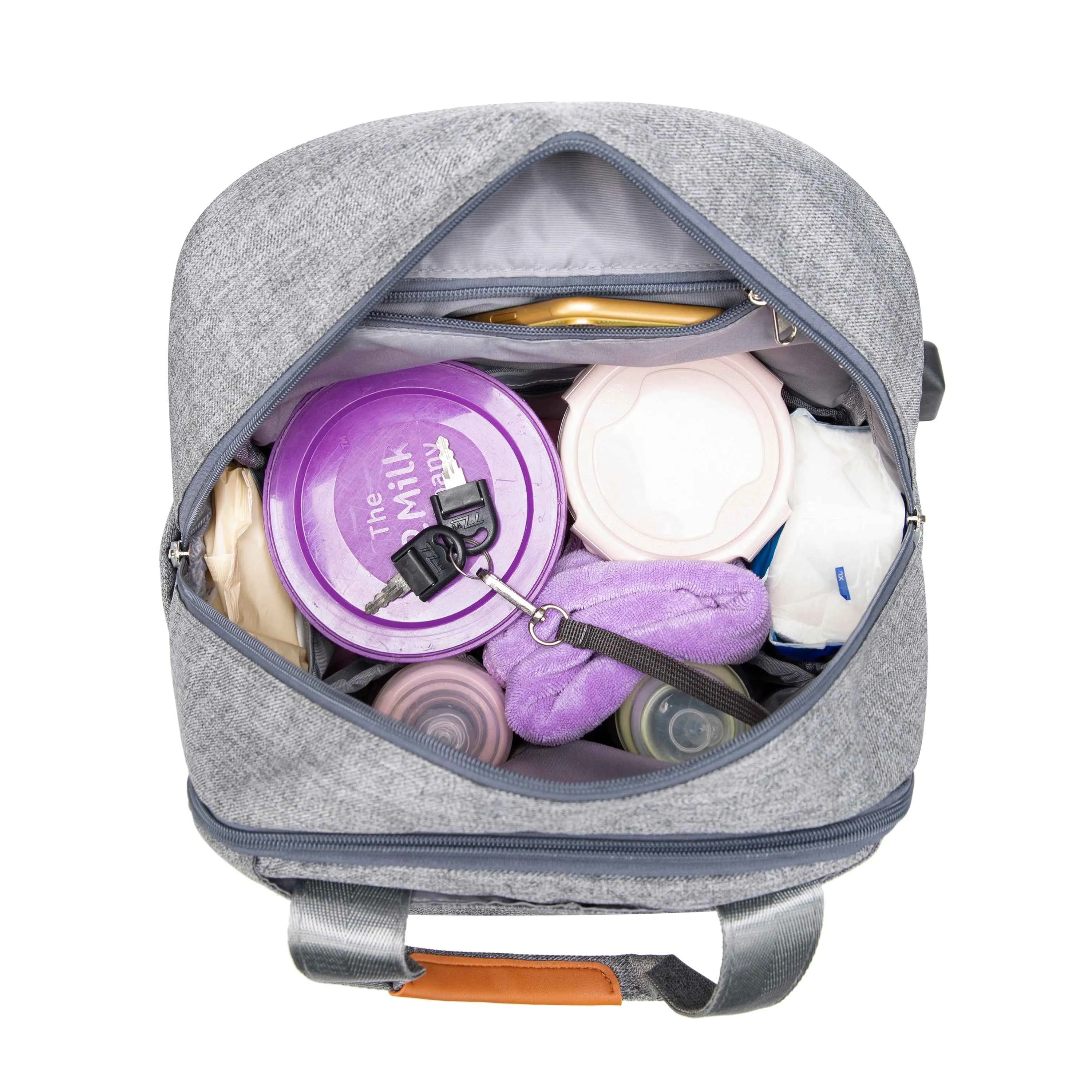 Grace and Glory Diaper Bags - Gray