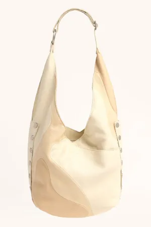 Hammitt Tom Zip Bag - Coastal Cream/Brushed Silver