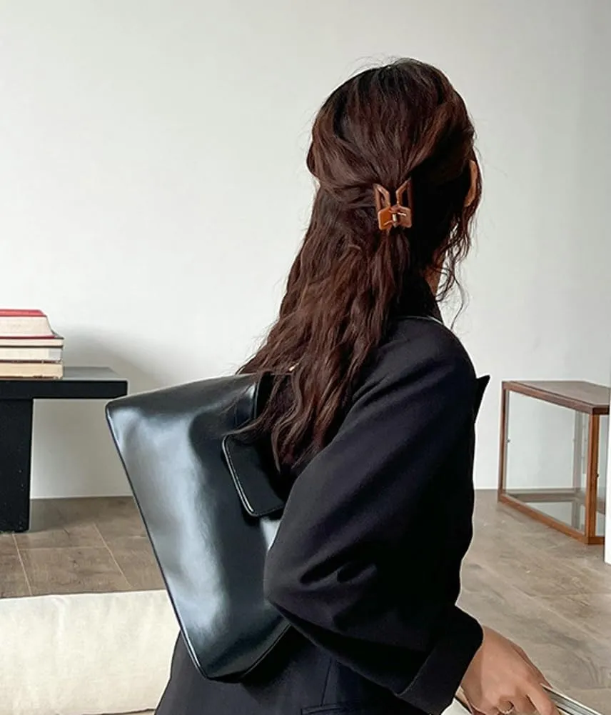Hand bags for Women 2024 Purses for Women Trendy Women's Shoulder Handbags Black Purse Large Capacity Underarm Bag