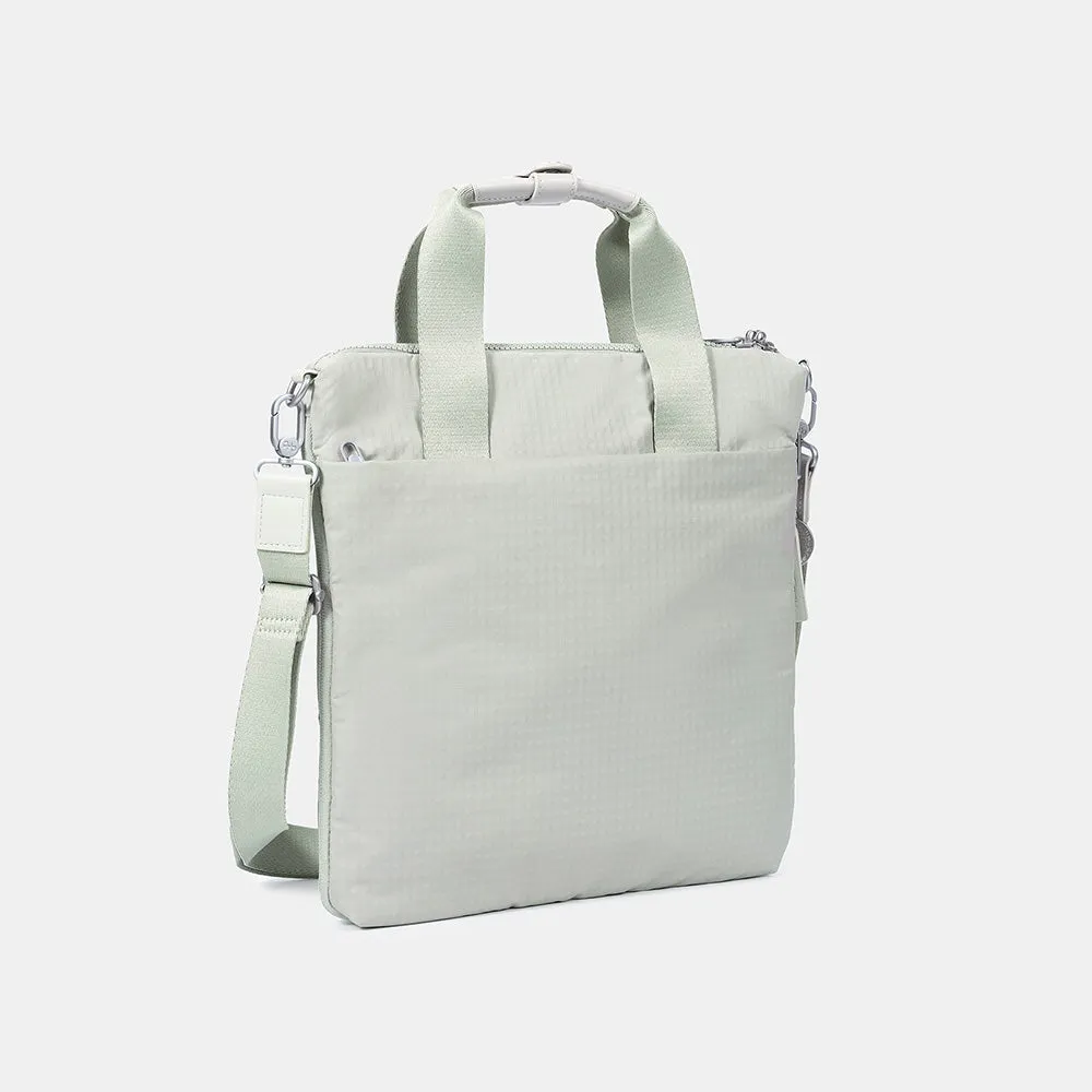 Hedgren Roku Vertical Tote Exp 13In   Rfid Os Bags Psywlw Grey