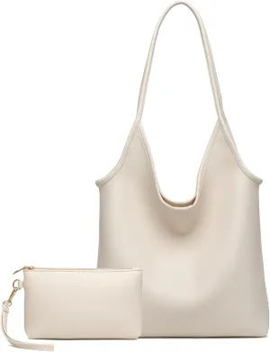 Hobo Bags Purse for Women Soft Slouchy Hobo Shoulder Bag Designer Ladies Large Leather Everyday Handle Handbag