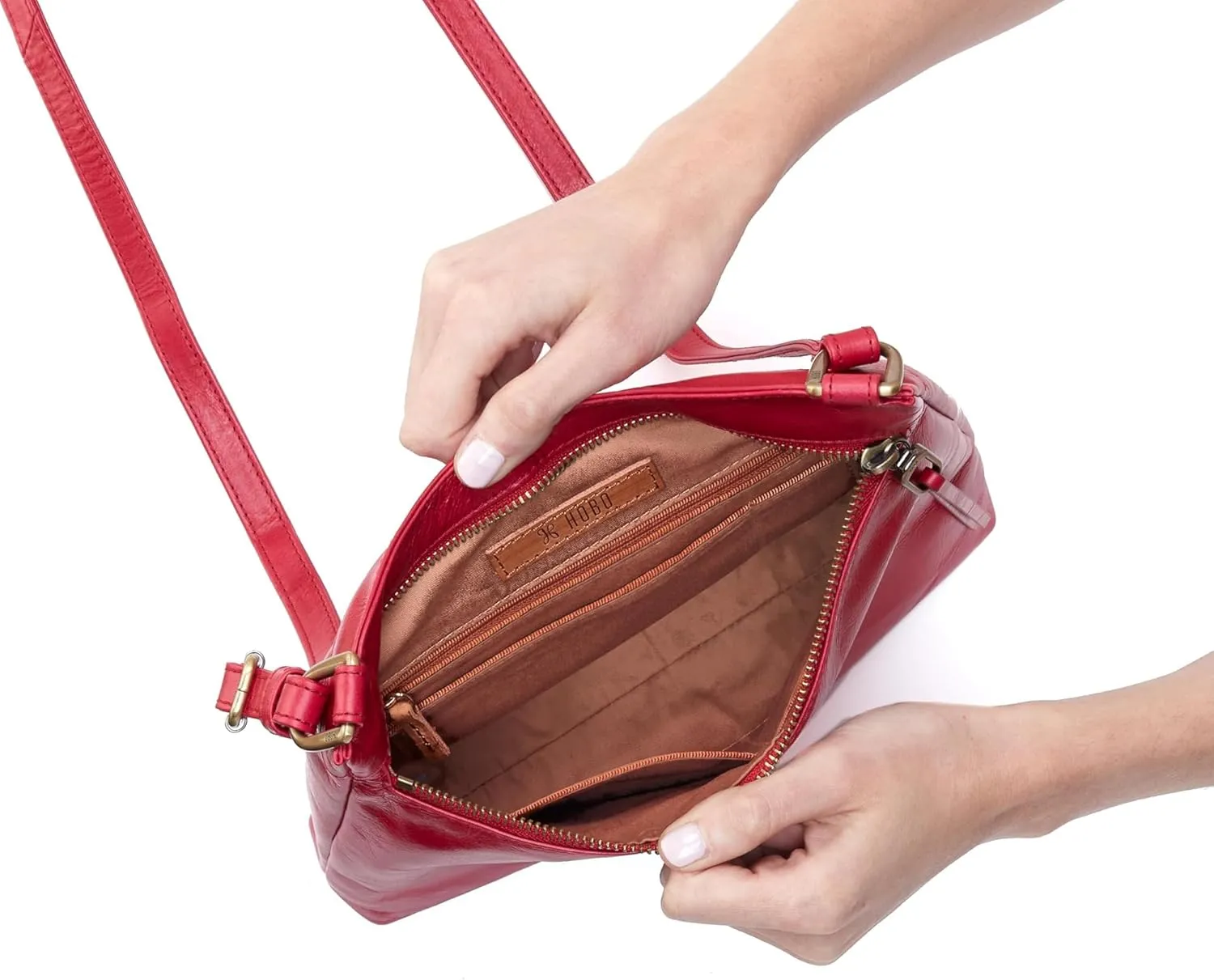 HOBO Cambel Leather Crossbody Bag for Women