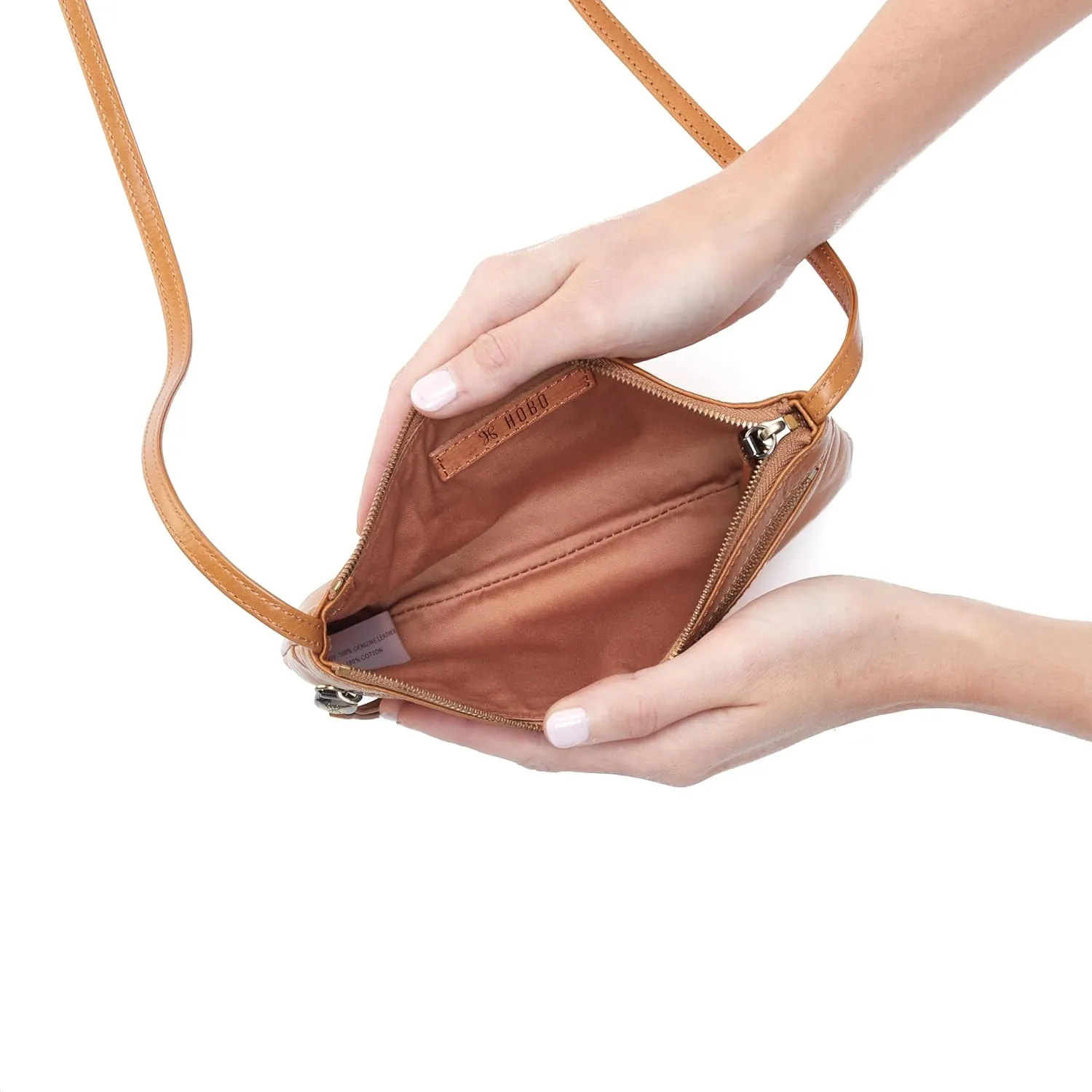 HOBO Cara Mini Leather Crossbody Bag for Women