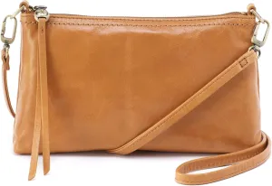 HOBO Darcy Leather Crossbody Bag for Women, Convertible to Crossbody and Wristlet