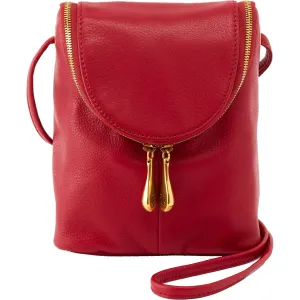 Hobo Fern Scarlet Velvet Hide Leather