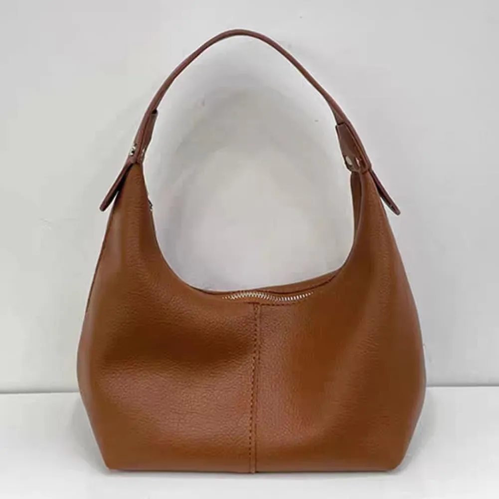 Hobo Handbags for Women Retro Vegan PU Leather Clutch Purse Tote Shoulder Bags Crescent Bag Cute Crossbody Bags