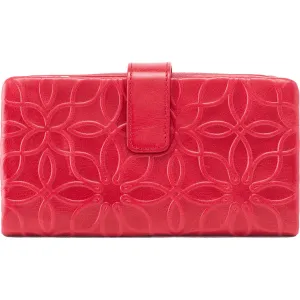 Hobo Issy Geranium Embossed Leather