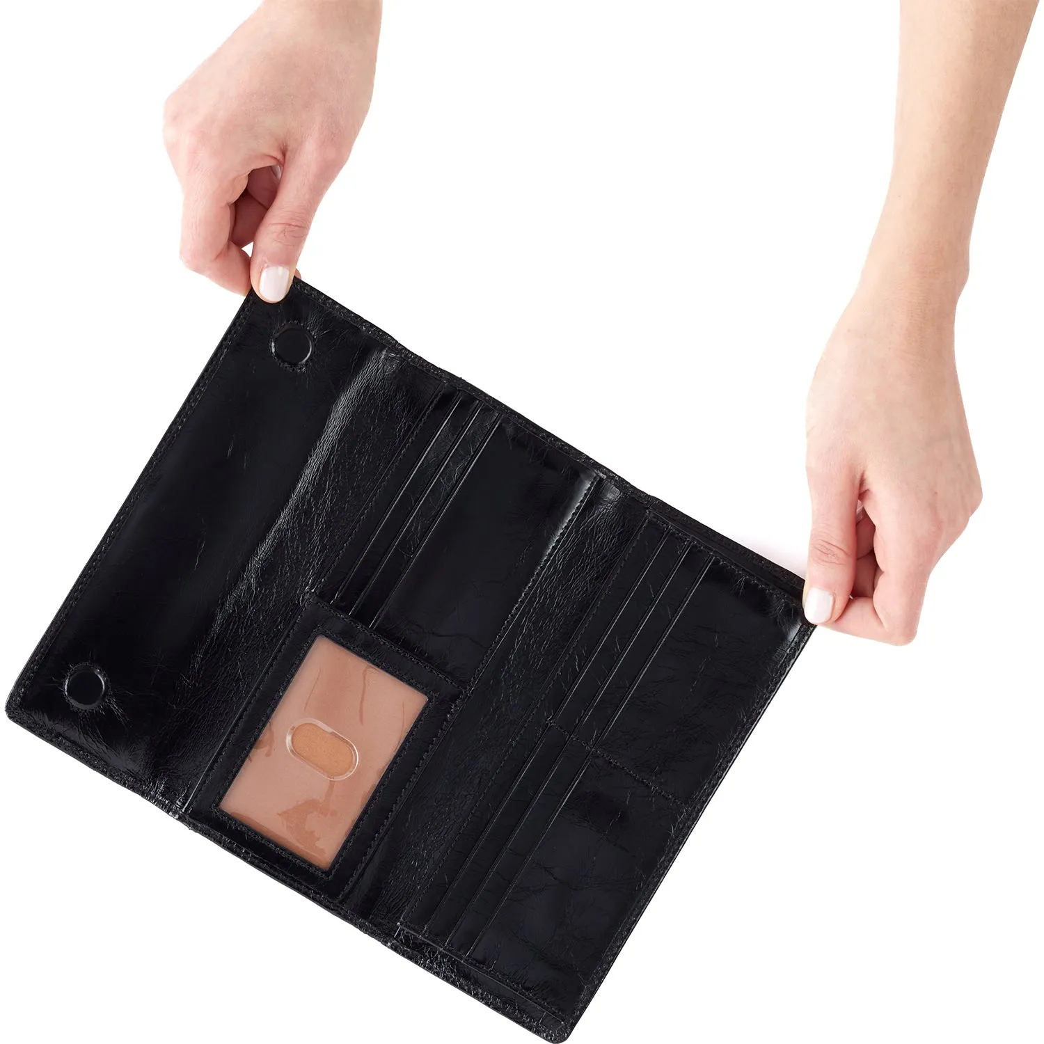Hobo Jill Large Black Vintage Hide Leather