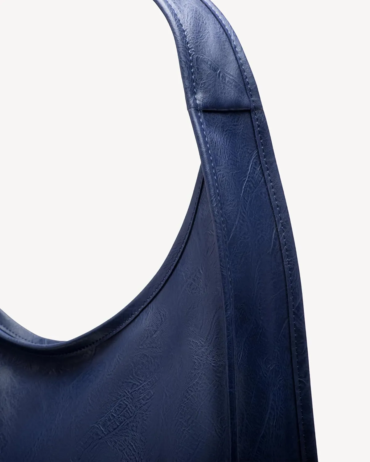 Hobo Purse, PU Leather Shoulder Bag, Tote Handbag for Work and Travel