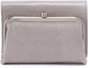 HOBO Robin Compact Trifold Leather Wallet for Women, Vintage Design