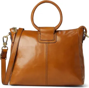 HOBO Sheila Medium Leather Satchel, Crossbody Bag for Women with Top Handle