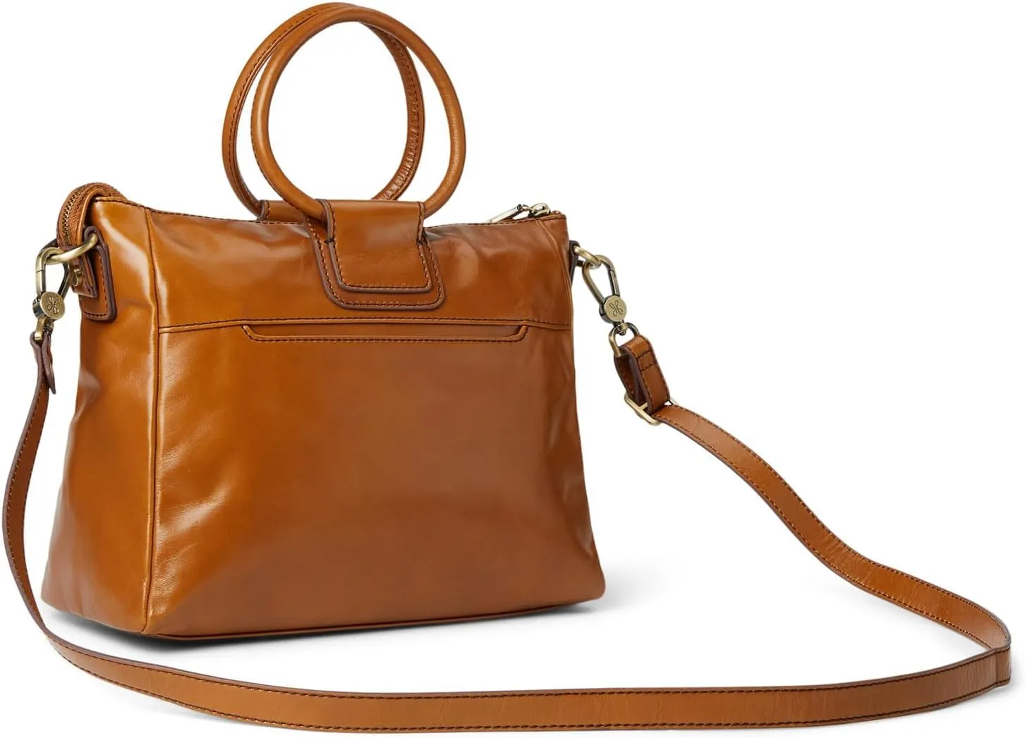 HOBO Sheila Medium Leather Satchel, Crossbody Bag for Women with Top Handle
