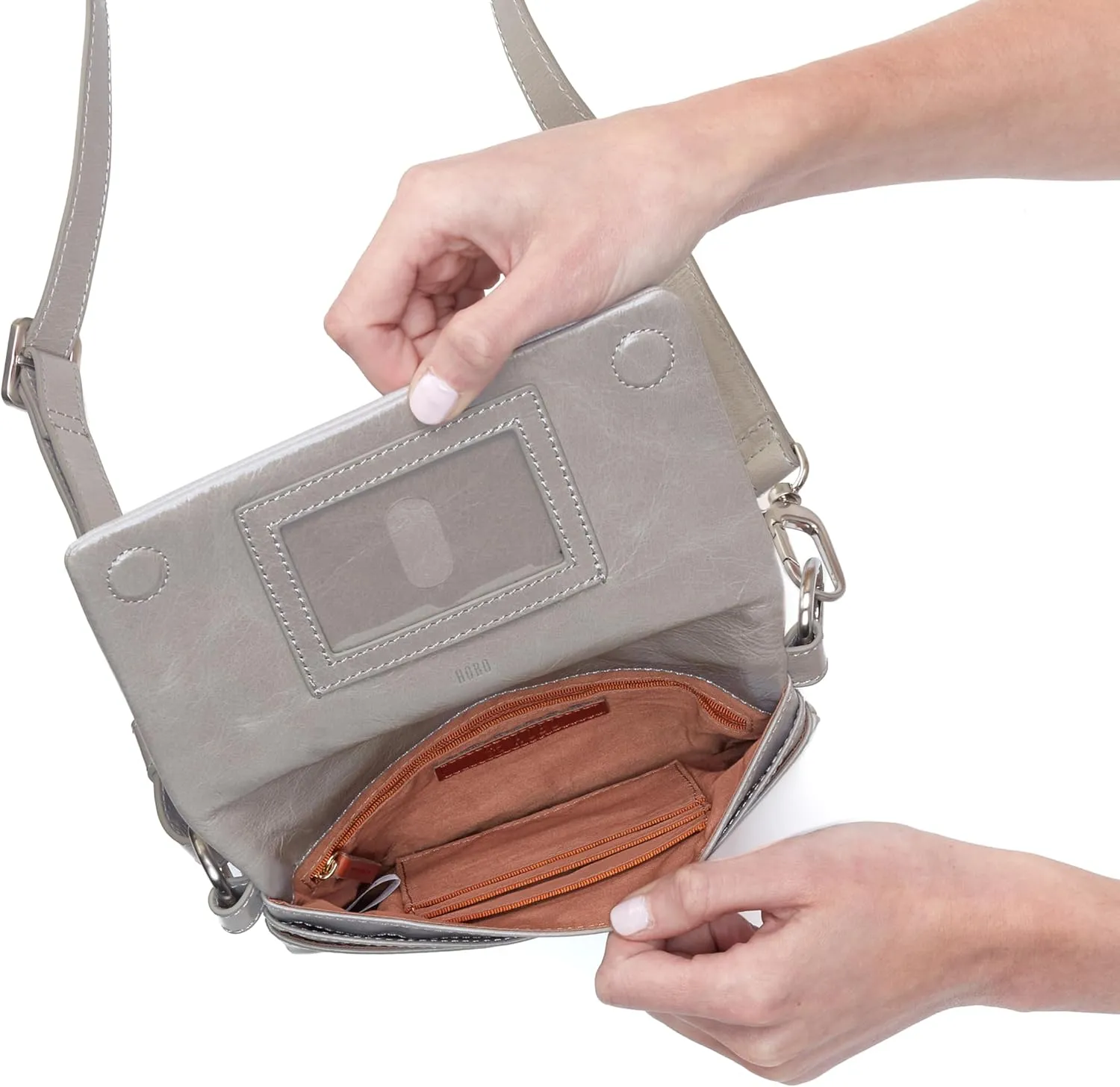HOBO Winn Leather Belt Bag for Women, Convertible Crossbody and Shoulder Bag
