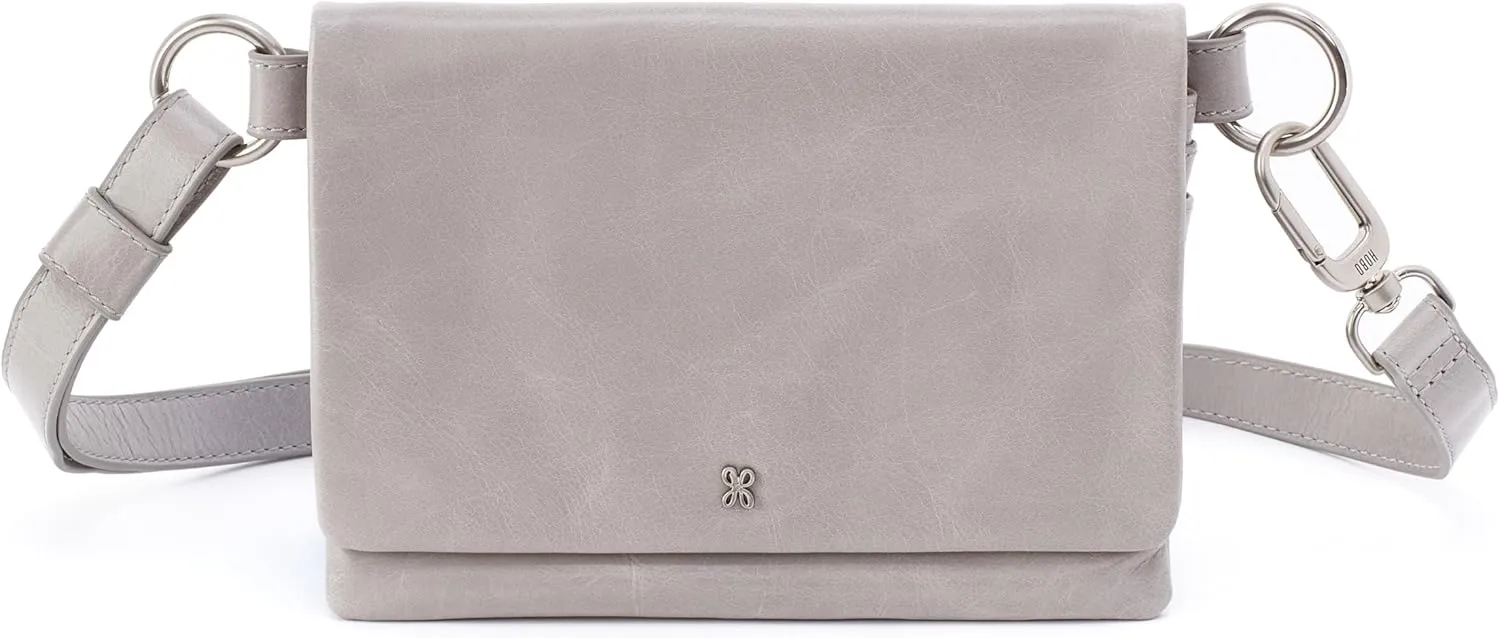 HOBO Winn Leather Belt Bag for Women, Convertible Crossbody and Shoulder Bag