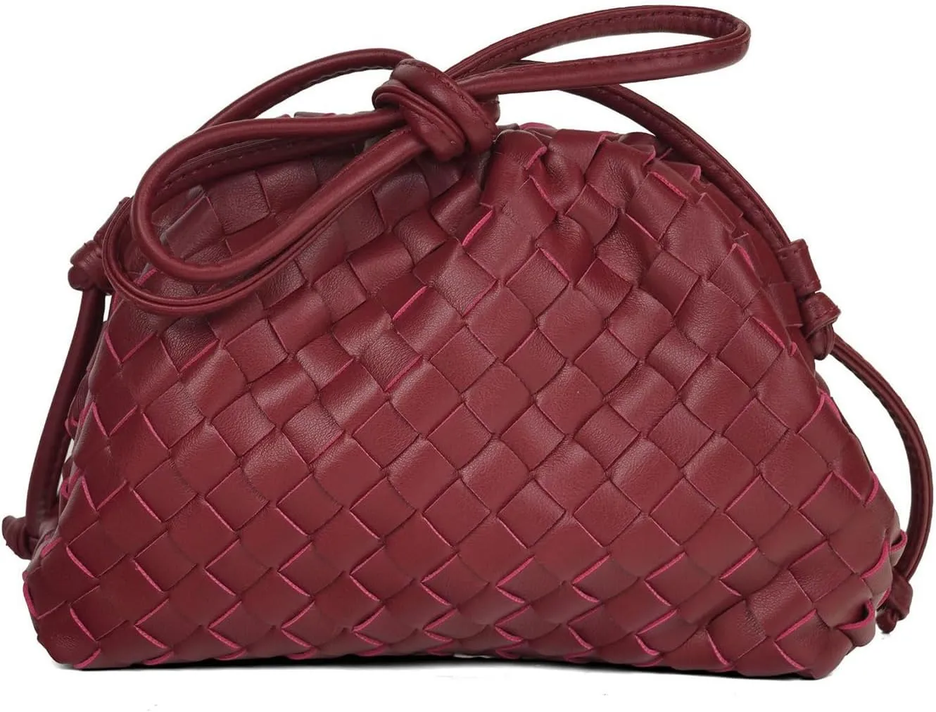 Huralona Dressy Pleated Vegan Leather Clutch Purse Super Soft Cloud Dumpling Clutch Bag for Women PU Evening Purse Handbag