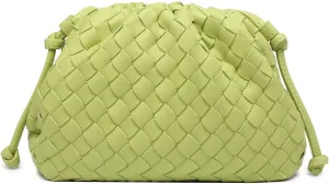 Huralona Dressy Pleated Vegan Leather Clutch Purse Super Soft Cloud Dumpling Clutch Bag for Women PU Evening Purse Handbag