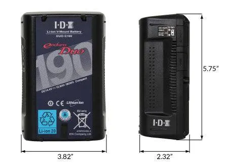 IDX System DUO-C190 185Wh Li-Ion V-Mount Battery