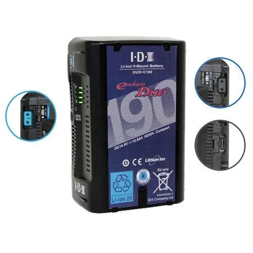 IDX System DUO-C190 185Wh Li-Ion V-Mount Battery