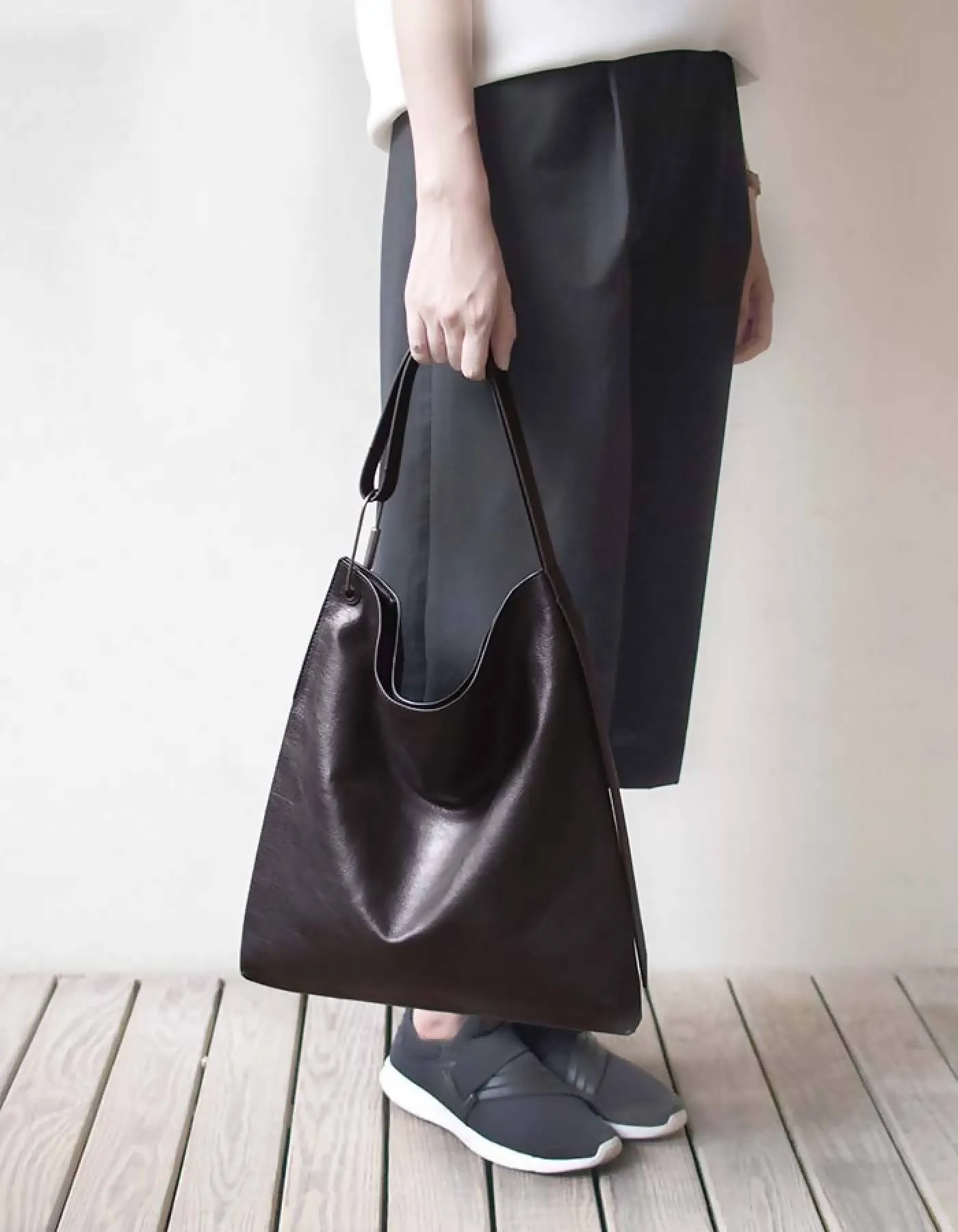 Isosceles Triangle Hobo Bag