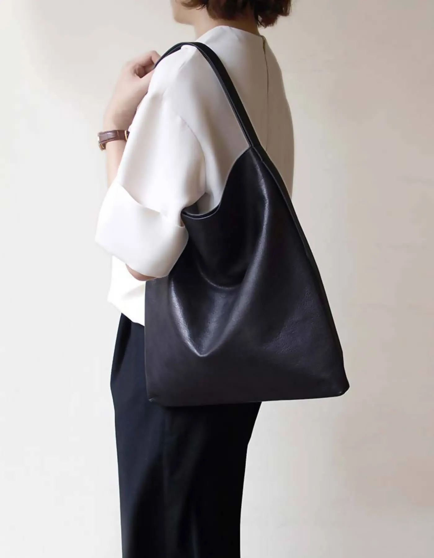 Isosceles Triangle Hobo Bag