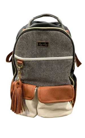 Itzy Ritzy Boss Backpack Diaper Bag, Coffee & Cream
