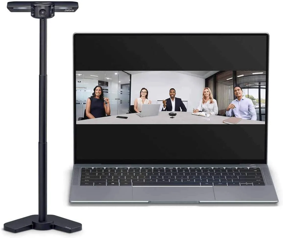 Jabra PanaCast Table Stand – Allows PanaCast to be Used as a Free-Standing Unit, Ideal for Travelling and for Use in Multiple Locations, Compact Design