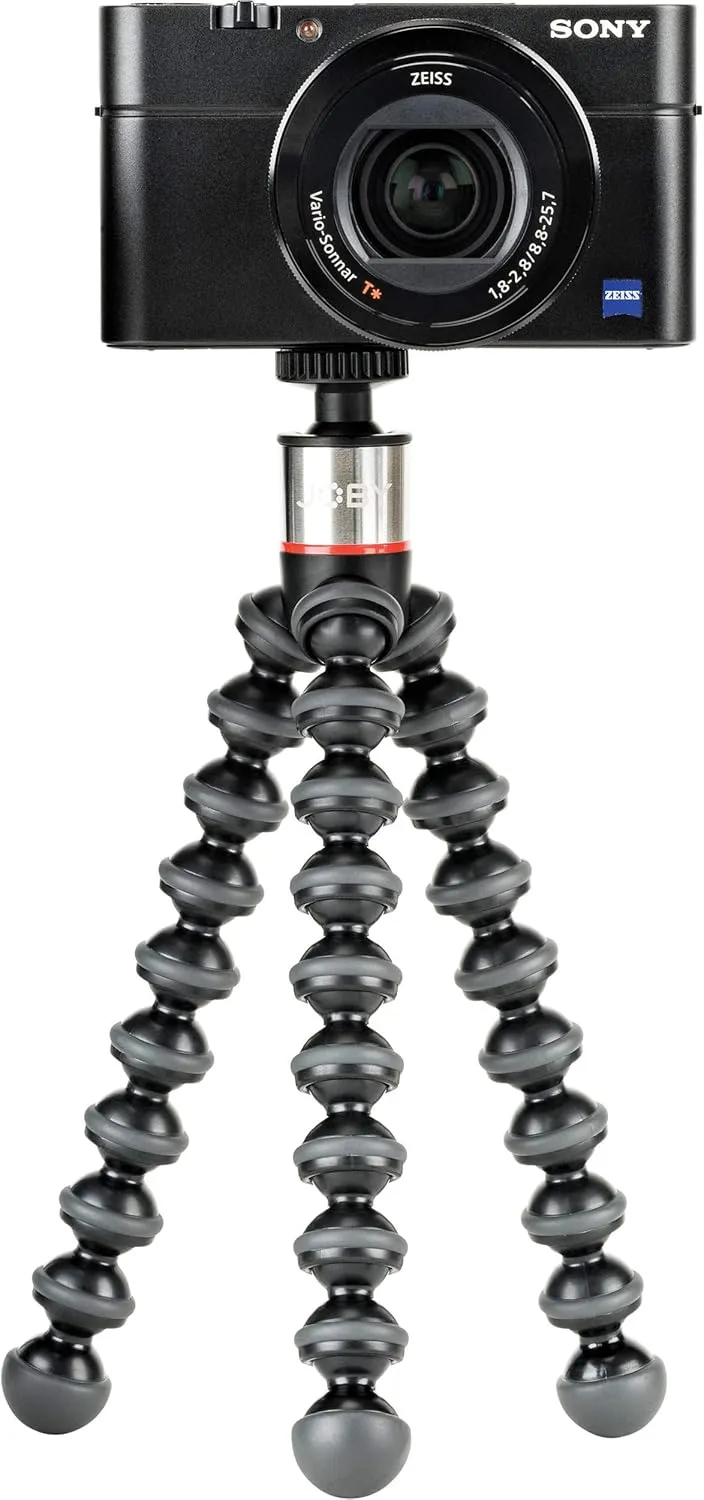 JOBY GorillaPod 500: A Compact, Flexible Tripod for Sub-Compact Cameras, Point & Shoot, 360 Cameras and Other Devices up to 500 grams