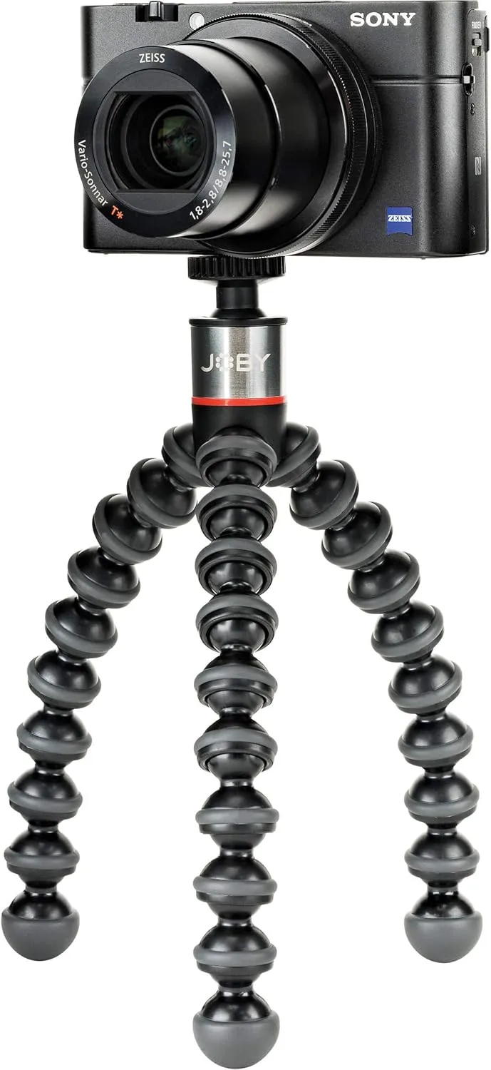 JOBY GorillaPod 500: A Compact, Flexible Tripod for Sub-Compact Cameras, Point & Shoot, 360 Cameras and Other Devices up to 500 grams
