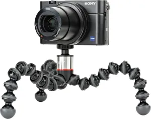 JOBY GorillaPod 500: A Compact, Flexible Tripod for Sub-Compact Cameras, Point & Shoot, 360 Cameras and Other Devices up to 500 grams
