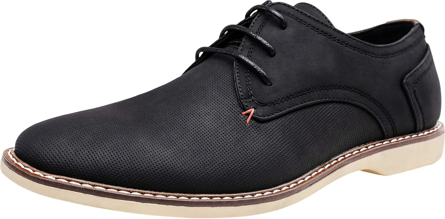 Jousen Men's Casual Dress Shoes Suede Business Classic Dress Shoes for Men