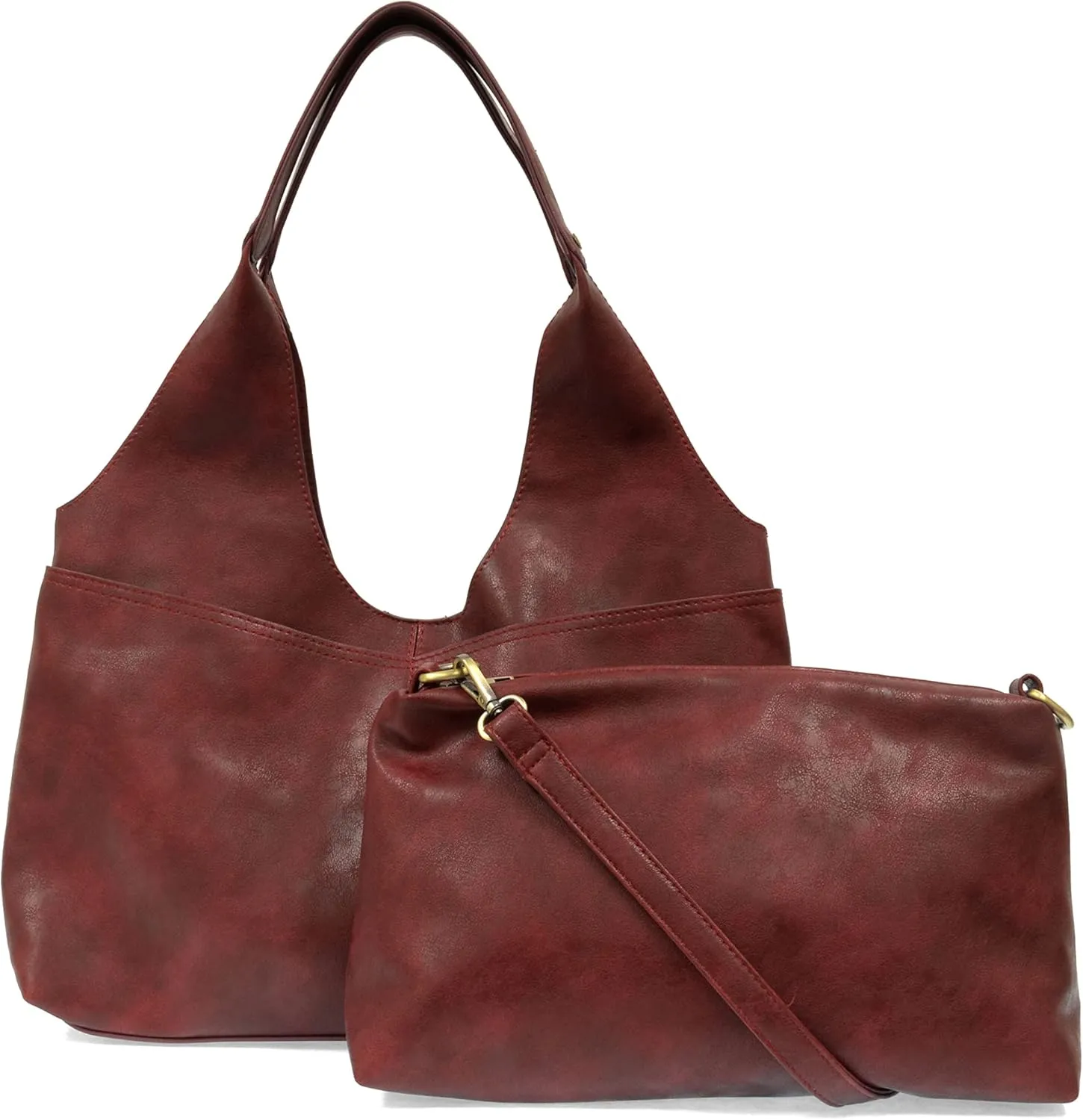 Joy Susan Hobo Handbag Purse: 4-Pocket Bag for Women