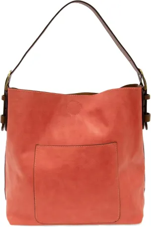 Joy Susan Womens Faux Leather: Hobo 2-in-1 Handbag