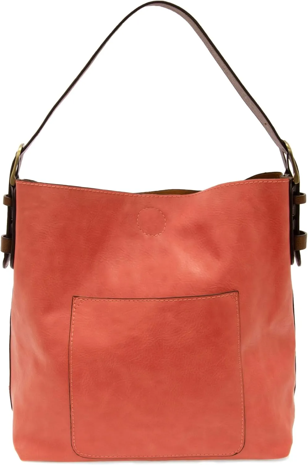 Joy Susan Womens Faux Leather: Hobo 2-in-1 Handbag