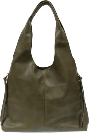 Joy Susan Womens Hobo Handbag: Claire 2-in-1