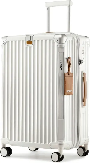 Joyway Hard Surface File Organizer with TSA Latches, Dual Rollers for Easy Implementation White 24-Inch