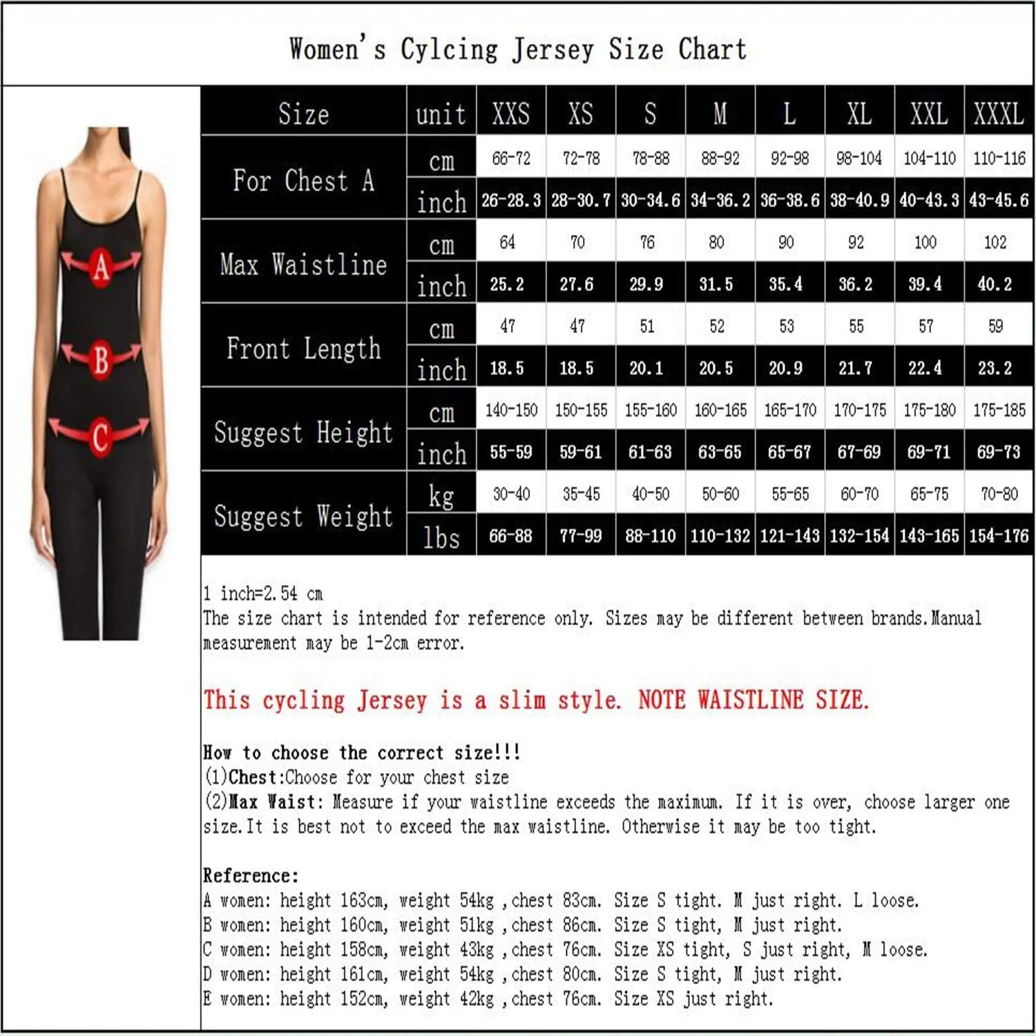 JPOJPO Women's Cycling Jersey Sleeveless Short&Long Sleeve Bike Shirt Half Zipper Road Bicycle Biking Tops CF3