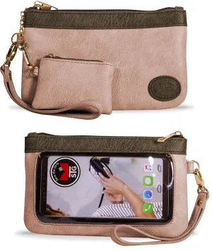 JUST PEACHY CATCHY CLUTCH