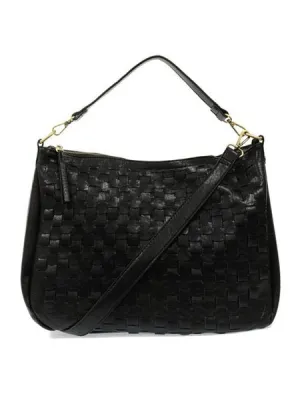 Kali Woven Slouchy Hobo Bag - L8146-00  -  Women's  BLACK