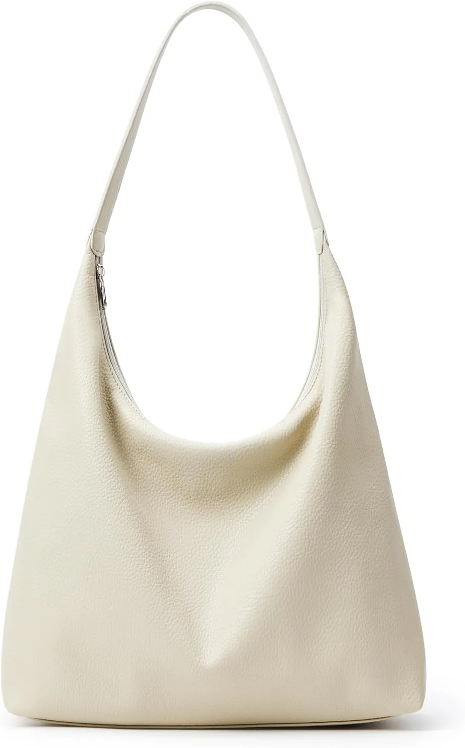 KALIDI Casual Tote Bag Vegan Leather Hobo Zipper Work Bag Weekender Shoulder for Women Shoulder Travel Purse