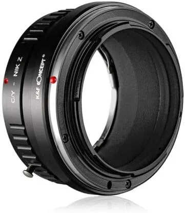K&F Concept Lens Adapter Ring for Contax Yashica CY to Nikon Z Mount Z50 Z6 Z7 Camera