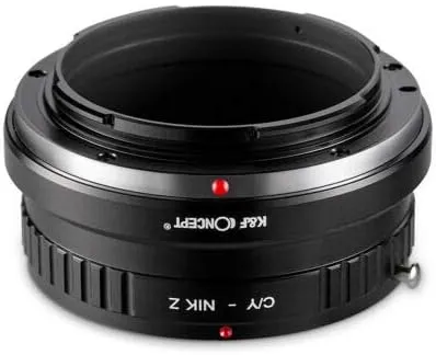 K&F Concept Lens Adapter Ring for Contax Yashica CY to Nikon Z Mount Z50 Z6 Z7 Camera